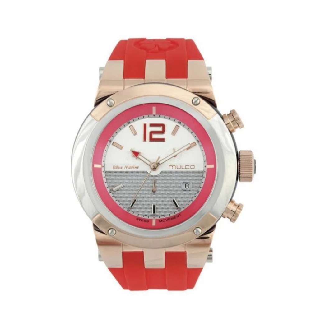 Blue marine glass Mulco woman watch - Picture 11 of 11